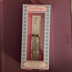 Lilly Pulitzer Apple Watch Band Featured in Gold